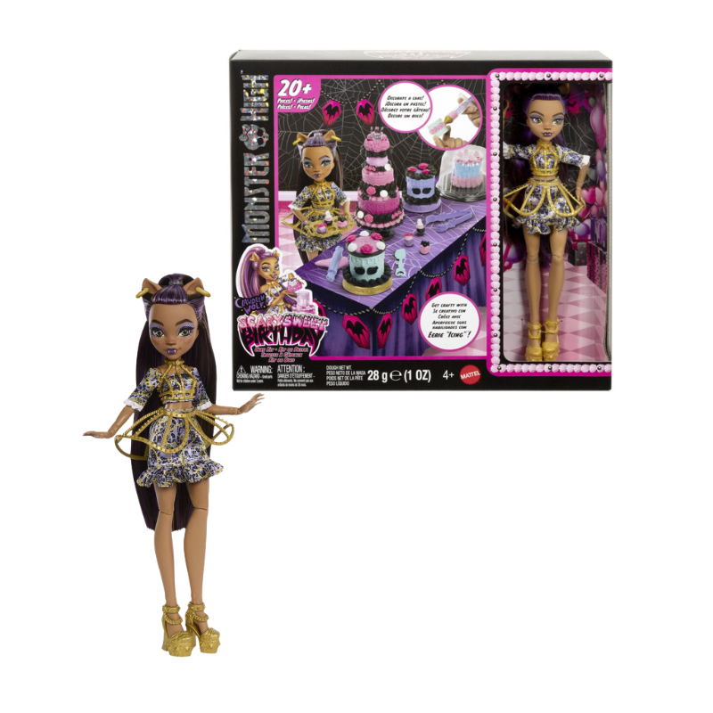 Monster High Cumplespantos Clawdeen Wolf De Mattel