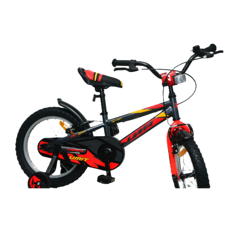 Bicicleta Casper Gris/Rojo 16 Pulgadas 5-6 Años