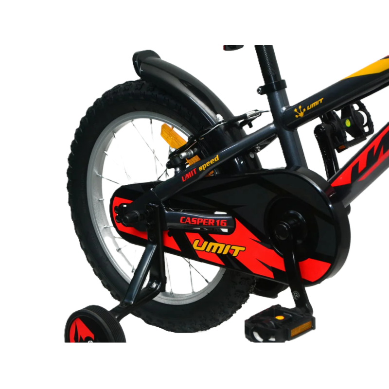 Bicicleta Casper Gris/Rojo 16 Pulgadas 5-6 Años