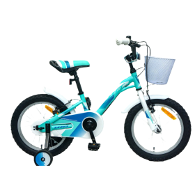 Bicicleta Alice Turquesa 16 Pulgadas 5-6 Años De UMIT