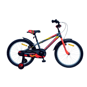 Bicicleta Infantil Casper Gris/Roja 20 Pulgadas 6-9 Años