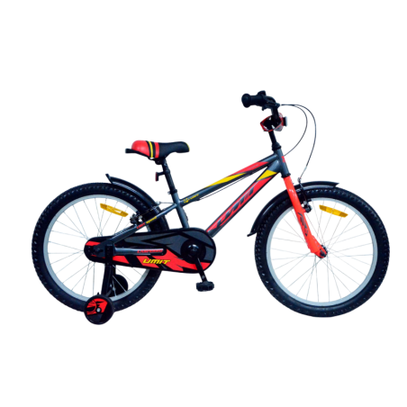 Bicicleta Casper Gris/Roja 20 Pulgadas 6-9 Años