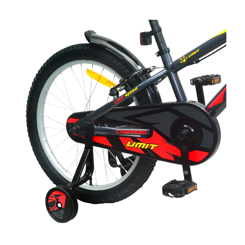 Bicicleta Casper Gris/Roja 20 Pulgadas 6-9 Años