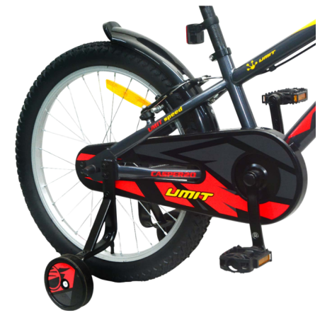 Bicicleta Casper Gris/Roja 20 Pulgadas 6-9 Años