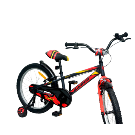 Bicicleta Casper Gris/Roja 20 Pulgadas 6-9 Años