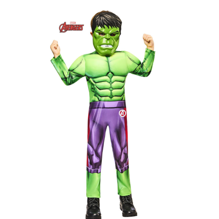 Disfraz Hulk Black Line Talla 3-4 Años De Rubies