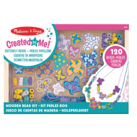 Melisa & Doug Cuentas Madera Mariposas