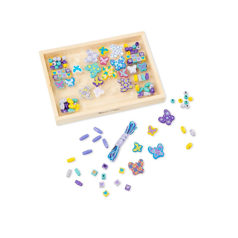 Melisa & Doug Cuentas Madera Mariposas