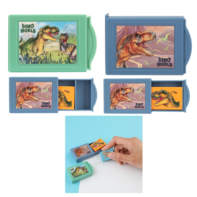 Dino World Caja Mágica De Borradores Surtido