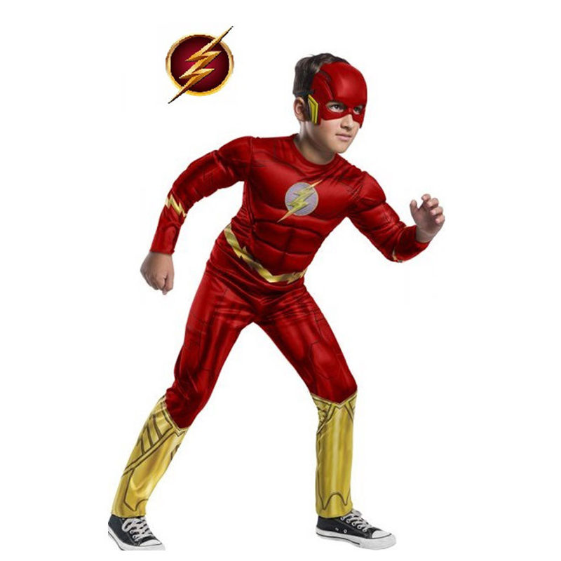 Disfraz Flash Talla 3-4 Años De Rubies