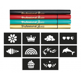 Rotuladores Para Tatuajes Dorados 2