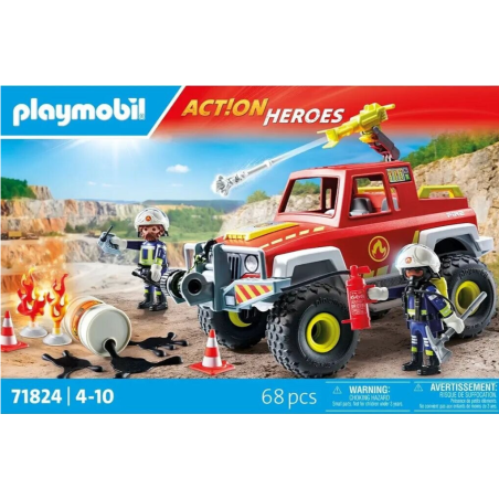 Playmobil Action Heroes: Camión de Bomberos