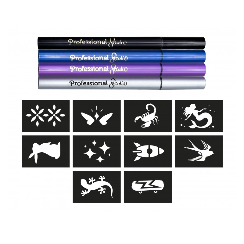 Rotuladores Para Tatuajes Plateados