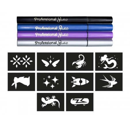 Rotuladores Para Tatuajes Plateados