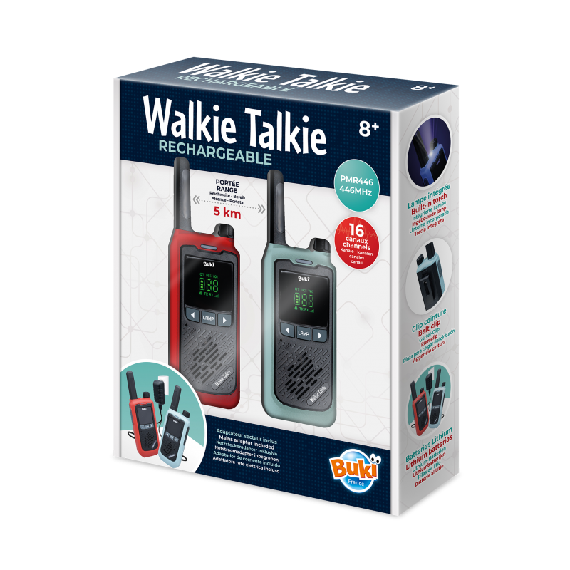 BUKI Walkie Talkie Recargable