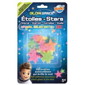 Estrellas Multicolores 3D Que Brillan