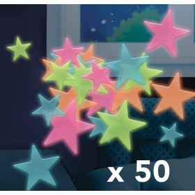 Estrellas Multicolores 3D Que Brillan 2