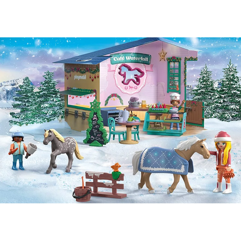 Playmobil Pastelería Navideña Rider Café