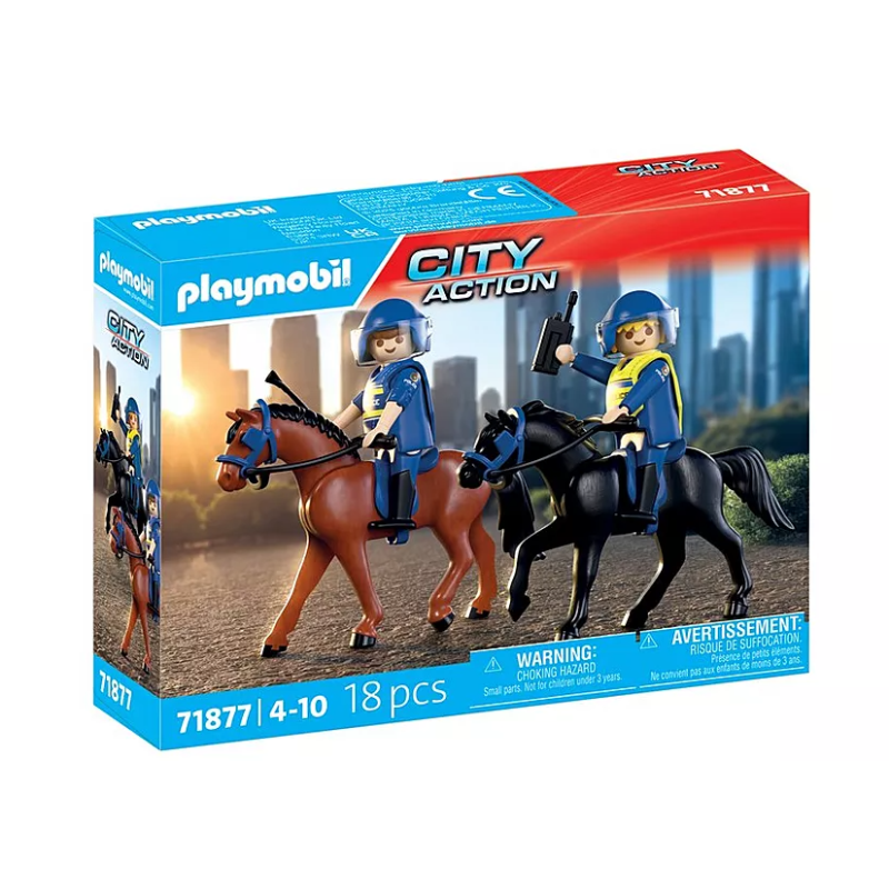 Playmobil City Action Escuadrón A Caballo De Playmobil