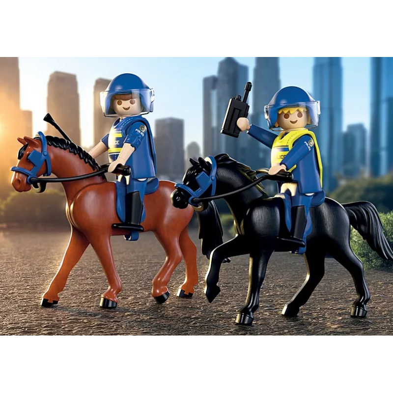Playmobil City Action Escuadrón A Caballo