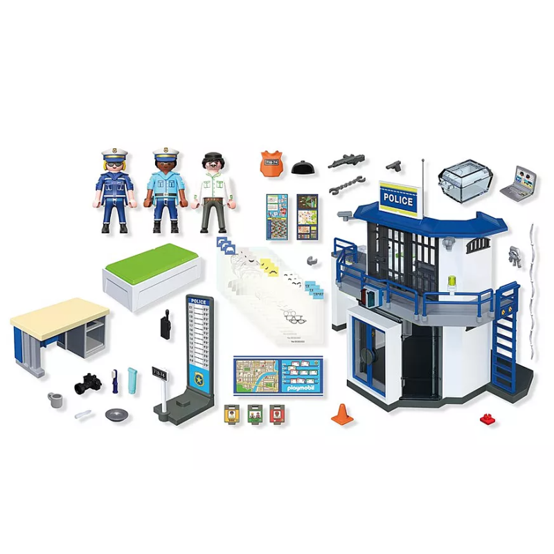 Playmobil City Action Comisaría Sala Investigación