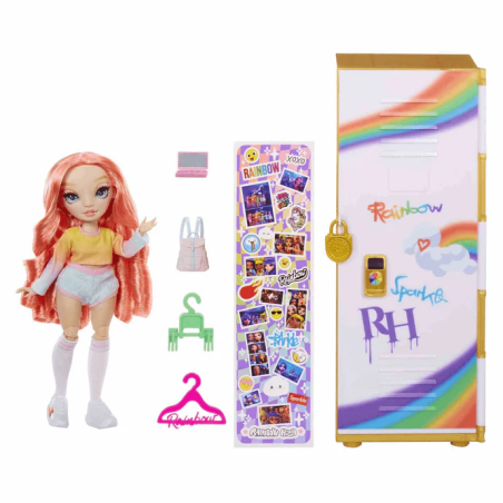 Rainbow High Playset Taquilla Con Muñeca