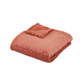 Manta Franela Terracota De Atmosphere