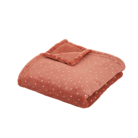 Manta Franela Terracota De Atmosphere