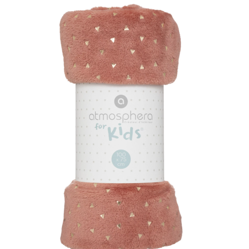 Manta Franela Terracota