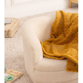 Manta Franela Dorada De Atmosphere 2