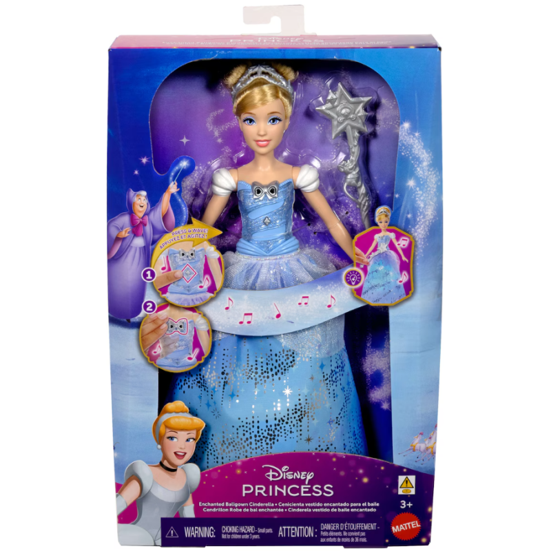 Cenicienta Vestido De Baile Encantado De Mattel