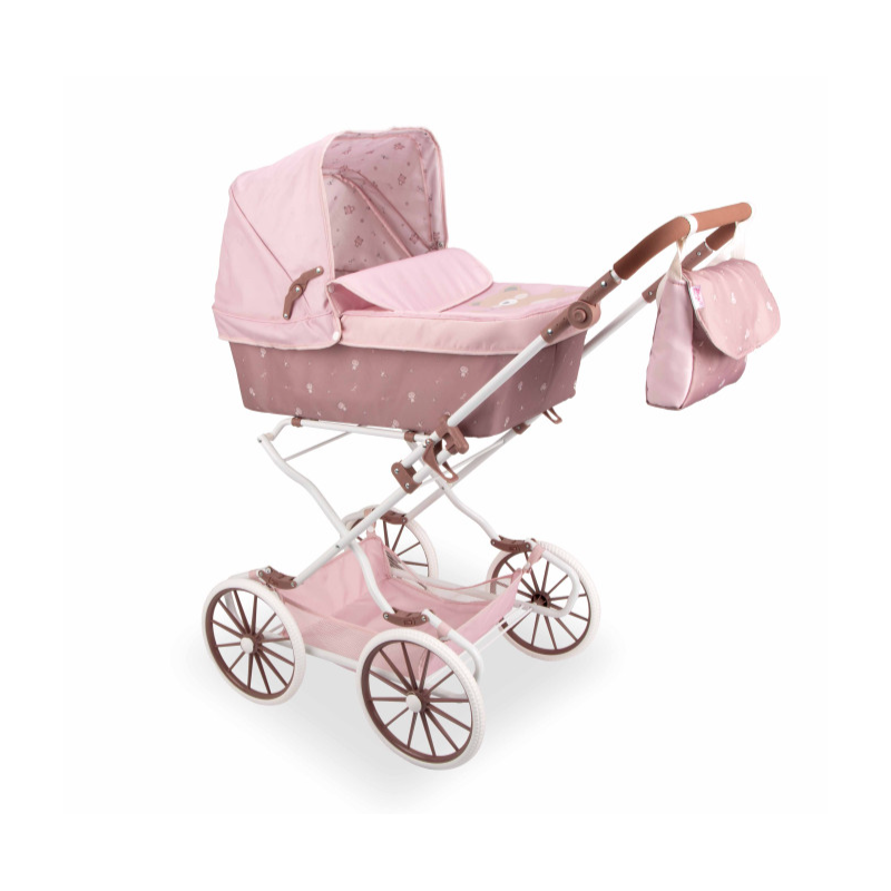 Coche De Muñecas Capota Bear Con Bolso Arias