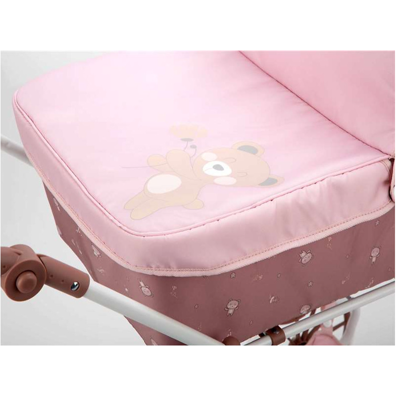Coche De Muñecas Capota Bear Con Bolso Arias