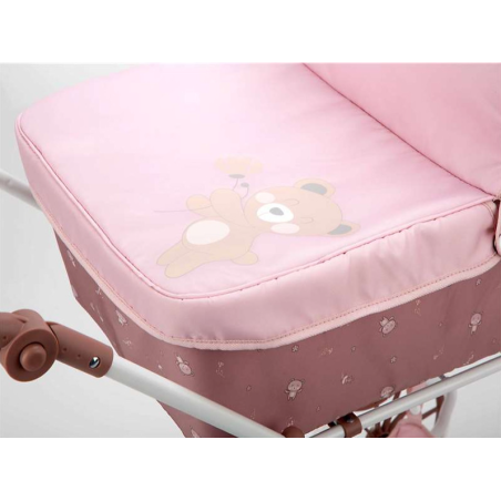 Coche De Muñecas Capota Bear Con Bolso Arias