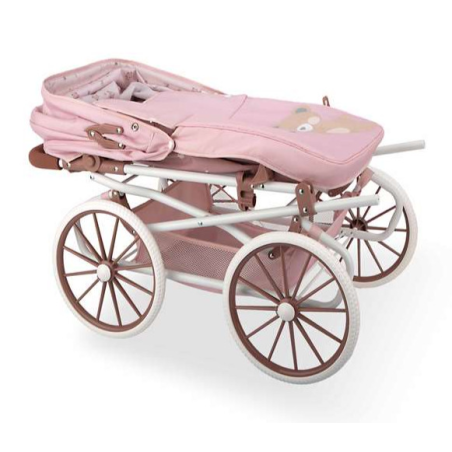 Coche De Muñecas Capota Bear Con Bolso Arias