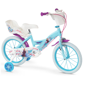 Bicicleta Infantil Huffy Frozen 2 16 Pulgadas 4-6 Años De Toimsa