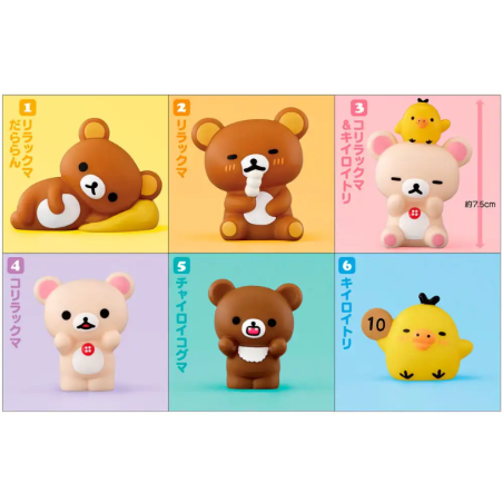 Figura Rilakkuma Friends 5 cm Surtido