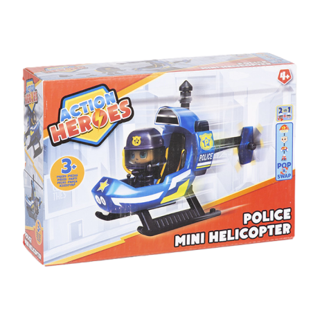 PinyPon Action Police Mini Helicóptero De Famosa