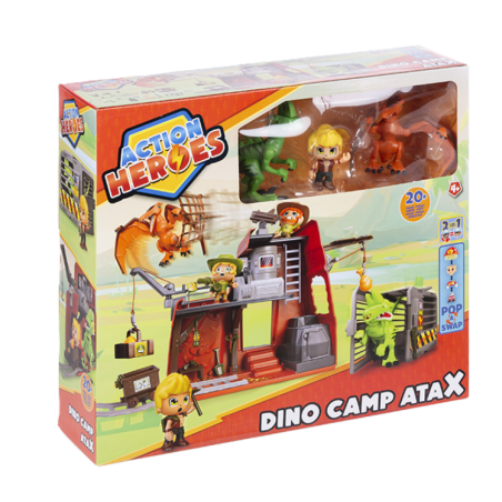 PinyPon Set De Juego Action Heroes Dino De Famosa