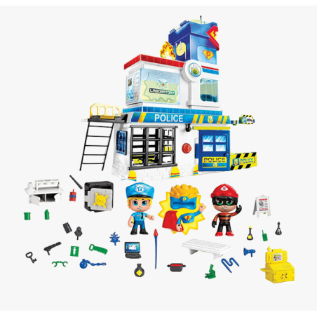 PinyPon Action Heroes Comisaria Policía