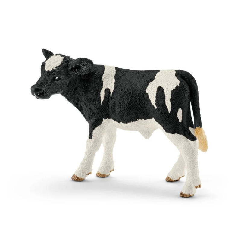 Schleich Ternero Frison De Manchas Negras De Schleich