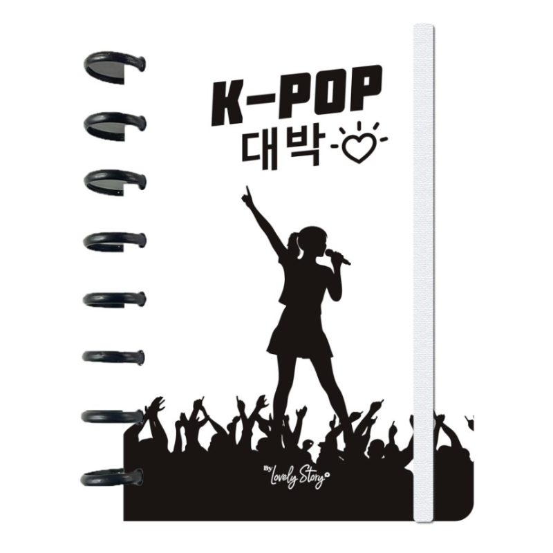 Libreta A5 100 Hojas Cuadrícula Ice K-Pop