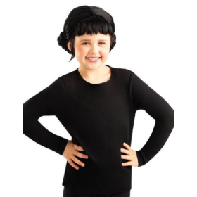 Peluca Zoey K-Pop Demon Hunters Negra Infantil