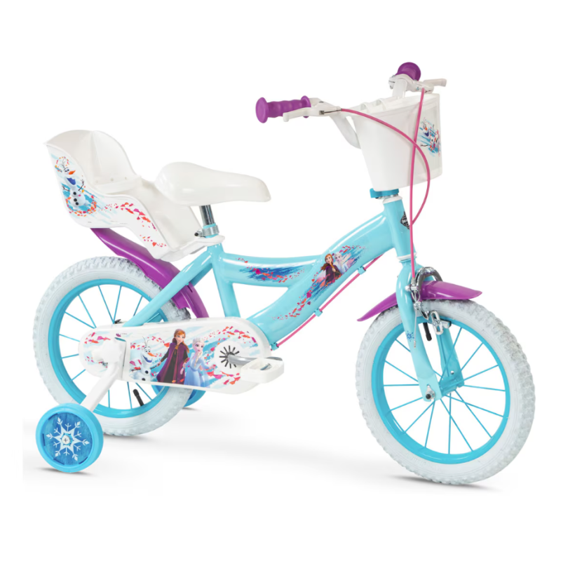 Bicicleta Infantil Frozen 2 Huffy 14 Pulgadas 3-5 Años De Toimsa