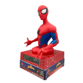 Lámpara 3D Con Despertador Spiderman De Kids Euroswan 2