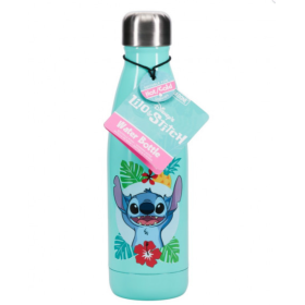 Botella Metálica Stitch Hot Cold Surtida De Kids Euroswan