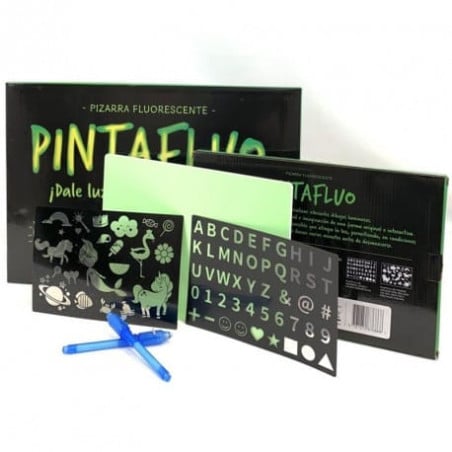 Pintafluo Pizarra Fluorescente A4