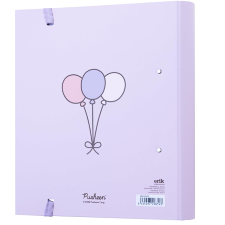 Carpeta Pusheen Moments Lila 2 Anillas