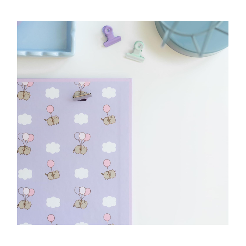 Carpeta Pusheen Moments Lila 2 Anillas