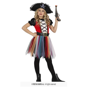 Disfraz Corsaria Talla 3-4 Años De Fiestas Guirca